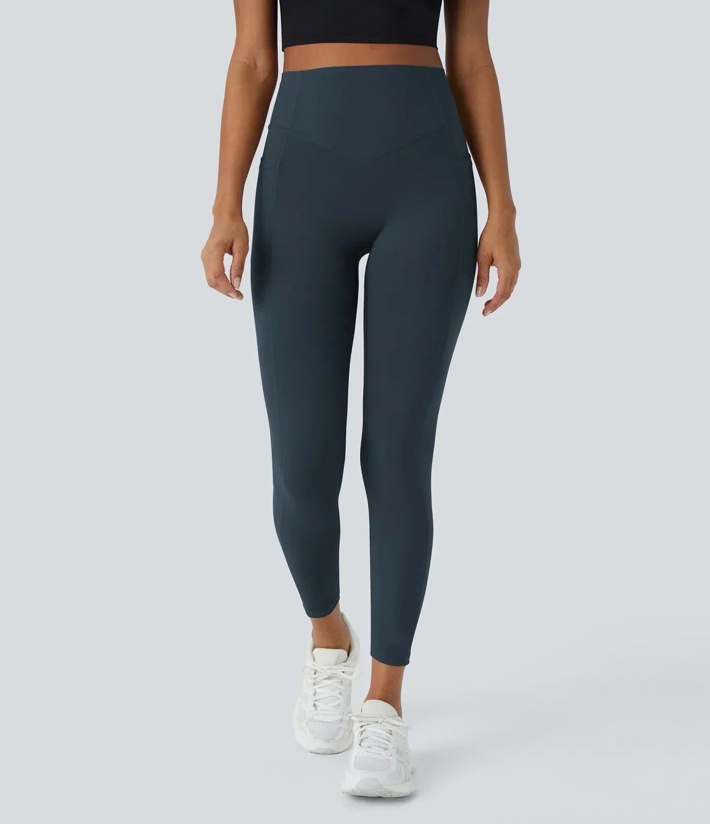 Halara UltraSculpt™ Butt-Lifting Tummy-Control Leggings — High-Waisted Scrunch with Pockets