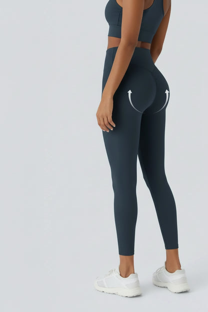 Halara UltraSculpt™ Butt-Lifting Tummy-Control Leggings — High-Waisted Scrunch with Pockets