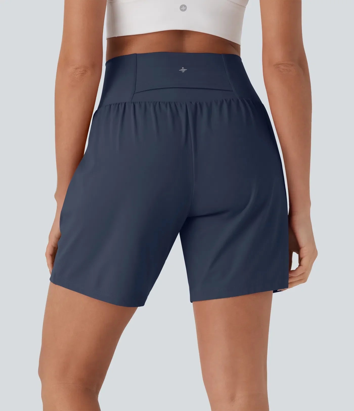 Halara SoftlyZero™ Airy Super High Waisted 2-in-1 Cool Touch Yoga Shorts 7" with Pockets