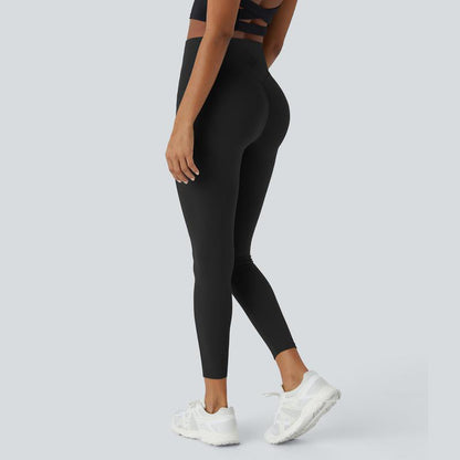 Halara UltraSculpt™ Butt-Lifting Tummy-Control Leggings — High-Waisted Scrunch with Pockets